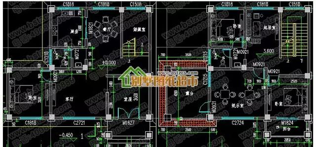6套漂亮農(nóng)村別墅戶型圖，進(jìn)深都為10米，各有特點，一起來看看。
