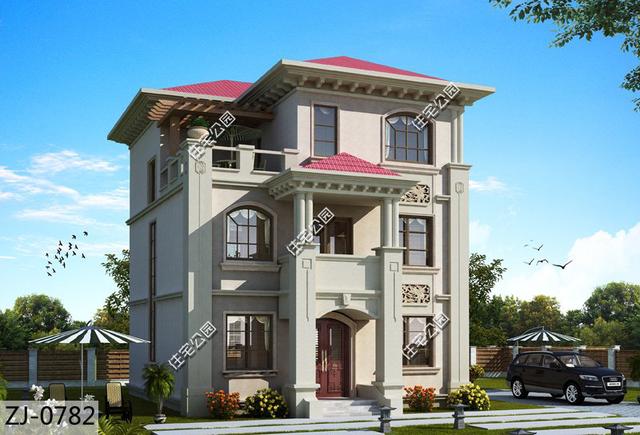 三層小戶型別墅，9x12米，占地面積100平，人人都喜歡