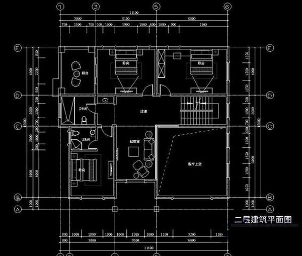 14×13二層農(nóng)村自建房，造價(jià)40萬，2廳58臥，帶挑空客廳+堂屋