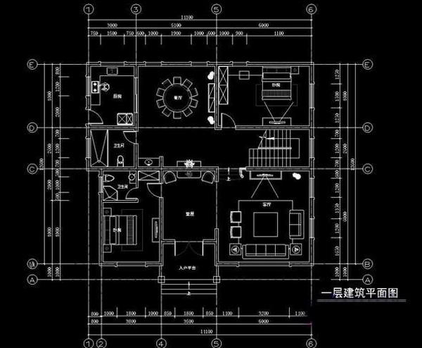 14×13二層農(nóng)村自建房，造價(jià)40萬，2廳58臥，帶挑空客廳+堂屋