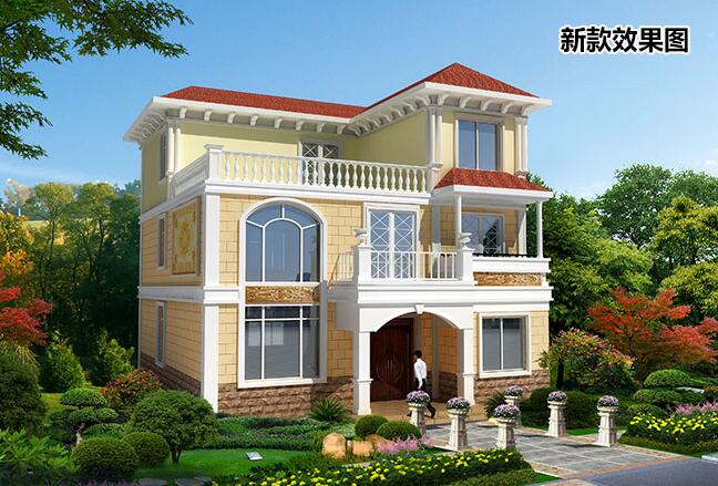 實景拍攝三層30萬別墅圖片大全，蓋好全村都跟風！