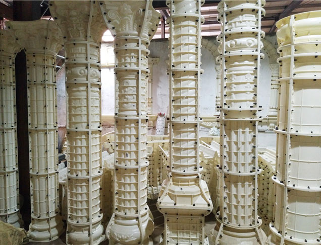 grc羅馬柱模具，加厚材質(zhì)，不變形,不老化,不粘模