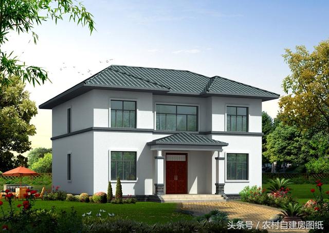 居住舒服的二層小樓別墅設(shè)計圖，經(jīng)濟又實用，真心不錯