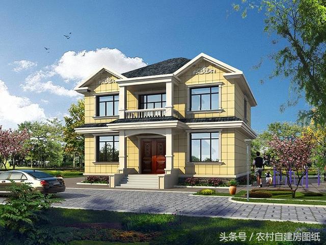 居住舒服的二層小樓別墅設(shè)計圖，經(jīng)濟又實用，真心不錯