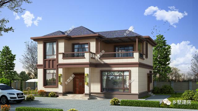 新式農(nóng)村自建房設(shè)計(jì)圖，對(duì)傳統(tǒng)自建房說(shuō)“不”，農(nóng)村自建房就該這么建！簡(jiǎn)單又大氣！