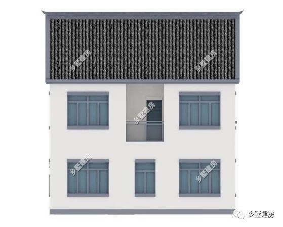 360平農(nóng)村四合院別墅設(shè)計圖，黛瓦白墻，簡約大方，還有陽光房+健身房