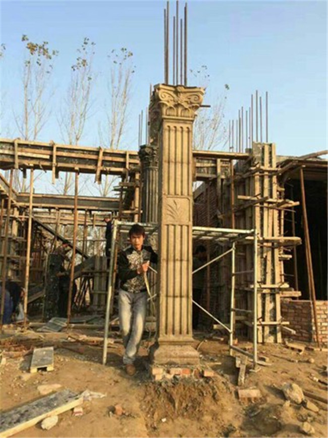 方形/圓形水泥羅馬柱模具，造型新穎，可定制