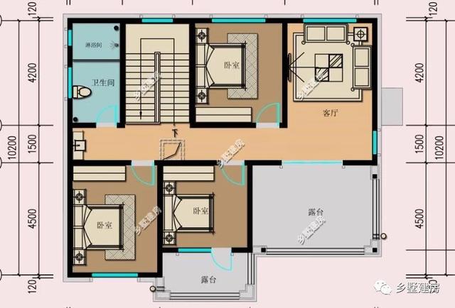 你可能不信，農村二層別墅設計圖，建成僅花18萬，美觀又實用！