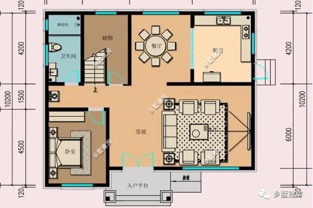 你可能不信，農村二層別墅設計圖，建成僅花18萬，美觀又實用！