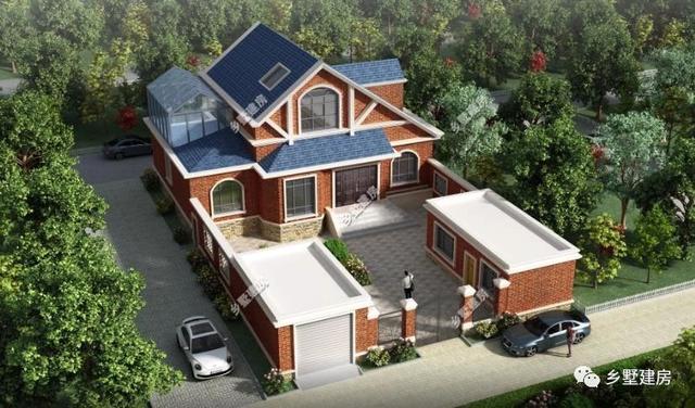 你可能不信，農村二層別墅設計圖，建成僅花18萬，美觀又實用！