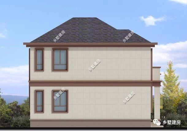 你可能不信，農村二層別墅設計圖，建成僅花18萬，美觀又實用！