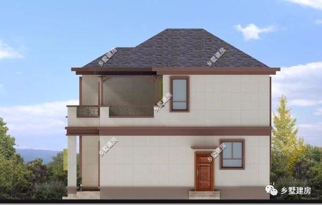 你可能不信，農村二層別墅設計圖，建成僅花18萬，美觀又實用！