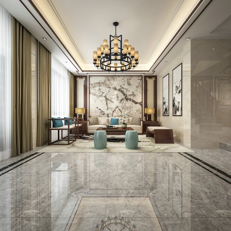 自建房裝修出200平米別墅中式風格，看過的人都贊不絕口