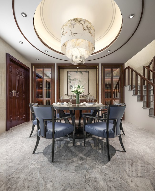 自建房裝修出200平米別墅中式風格，看過的人都贊不絕口