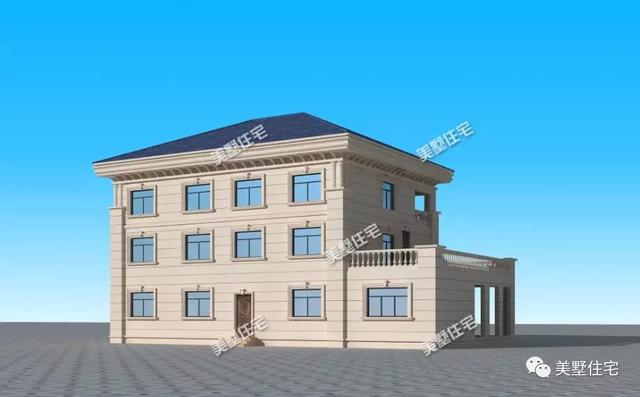 三層奢華歐式別墅設(shè)計圖，這樣才能算得上是配得上身份的住宅