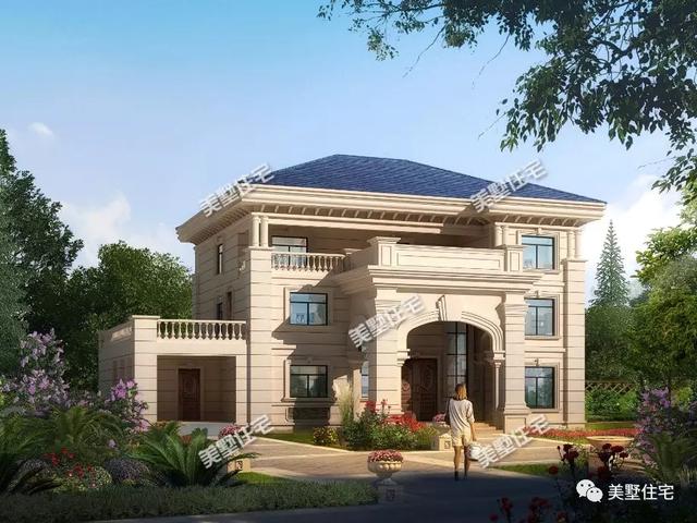 三層奢華歐式別墅設(shè)計圖，這樣才能算得上是配得上身份的住宅