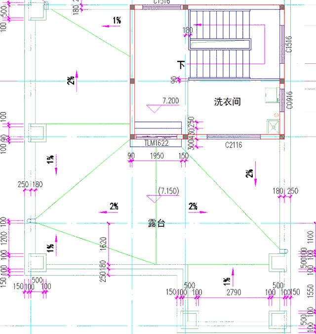 簡單三層平屋頂25萬2廳4臥帶神灶自建房全套設(shè)計施工圖，最關(guān)鍵的是戶型施工簡單，經(jīng)濟(jì)實用