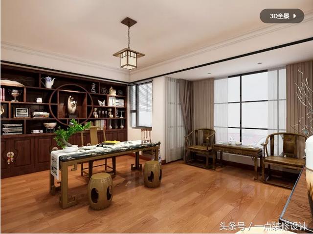 162平的自建房裝成了新中式風(fēng)格，鄰居都看了都想這樣裝修呢！