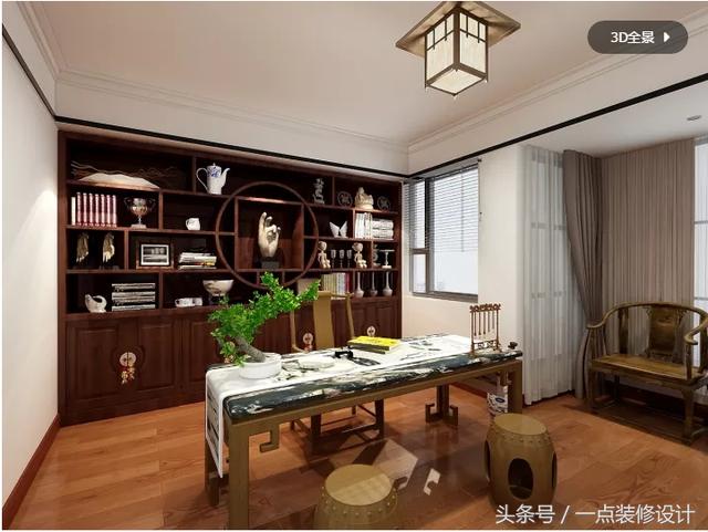 162平的自建房裝成了新中式風(fēng)格，鄰居都看了都想這樣裝修呢！