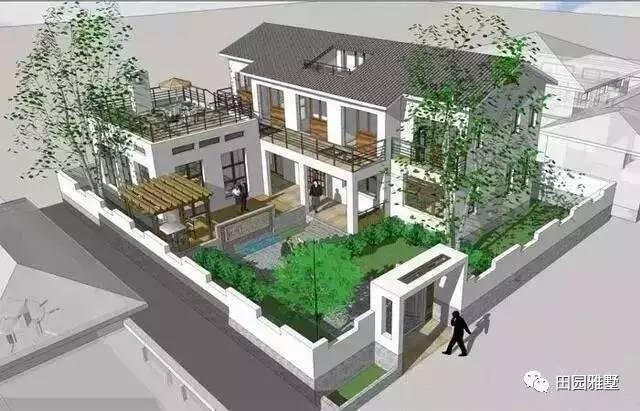 二層農(nóng)村自建房設(shè)計(jì)圖 被重新定義的新中式自建房