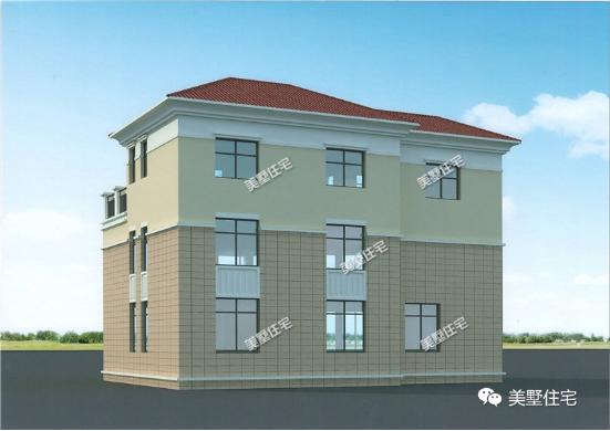15X13米三層豪宅別墅設(shè)計圖，很明顯的歐式風(fēng)格，造型和布局堪稱完美
