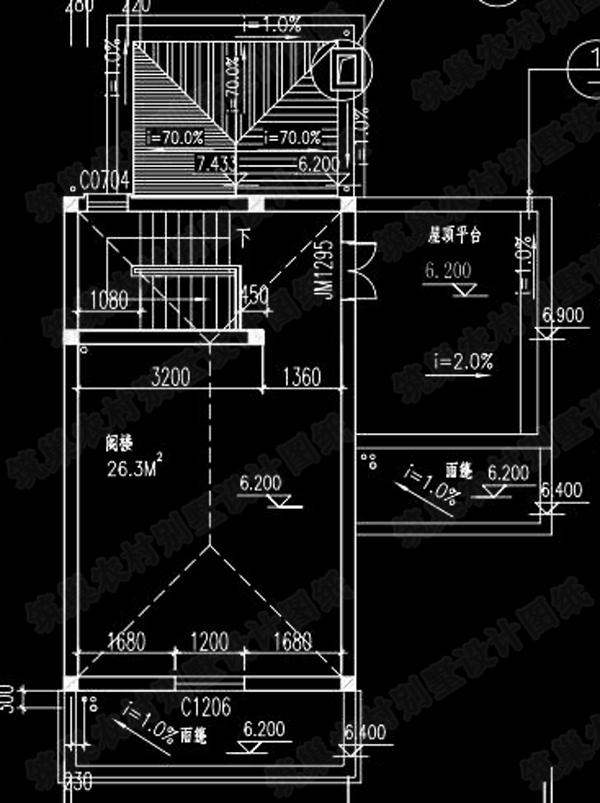 80平米二層小戶型別墅圖，20萬1廳3室?guī)чw樓層（附高清效果圖）
