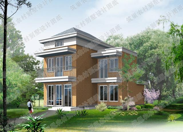 80平米二層小戶型別墅圖，20萬1廳3室?guī)чw樓層（附高清效果圖）