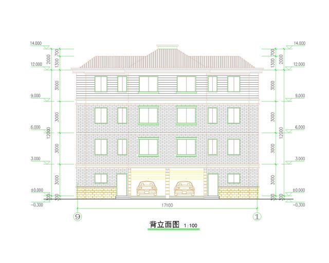 17X10米農(nóng)村自建房設(shè)計圖，非常霸氣的四層鄉(xiāng)村別墅，現(xiàn)代與傳統(tǒng)的完美結(jié)合