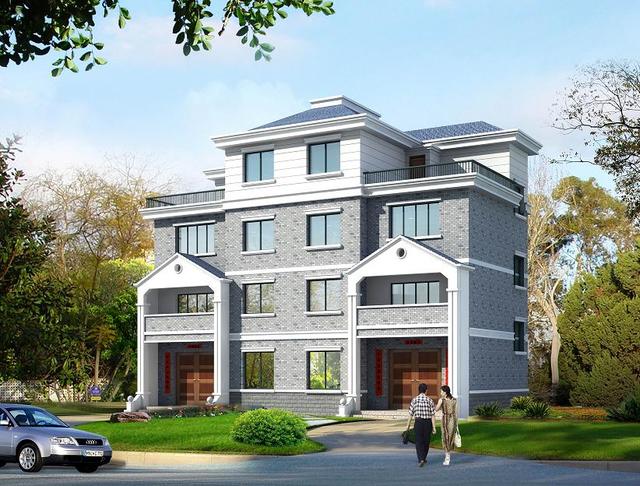 17X10米農(nóng)村自建房設(shè)計圖，非常霸氣的四層鄉(xiāng)村別墅，現(xiàn)代與傳統(tǒng)的完美結(jié)合