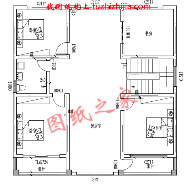 私人二層農(nóng)村小樓設(shè)計(jì)圖，外觀靚麗，富有現(xiàn)代氣息