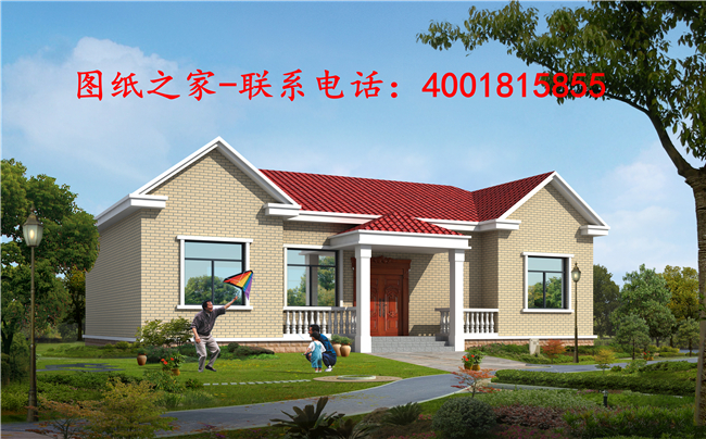 鄉(xiāng)下建房一層戶型圖，建好才15萬，鄰居都說50年不會過時！