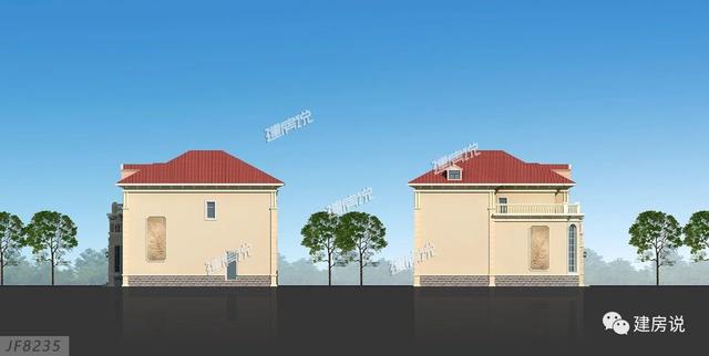 三款二層別墅圖，在老家蓋一棟漂亮的小別墅，讓家里人揚(yáng)眉吐氣，臉上有光