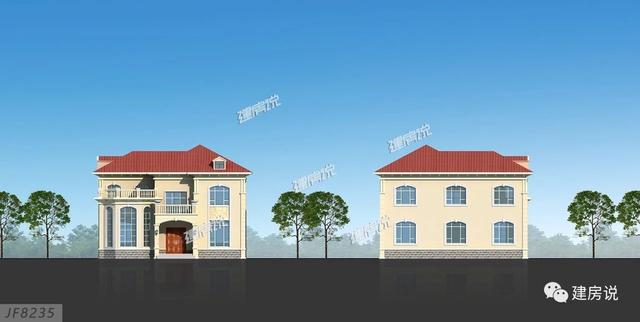 三款二層別墅圖，在老家蓋一棟漂亮的小別墅，讓家里人揚(yáng)眉吐氣，臉上有光