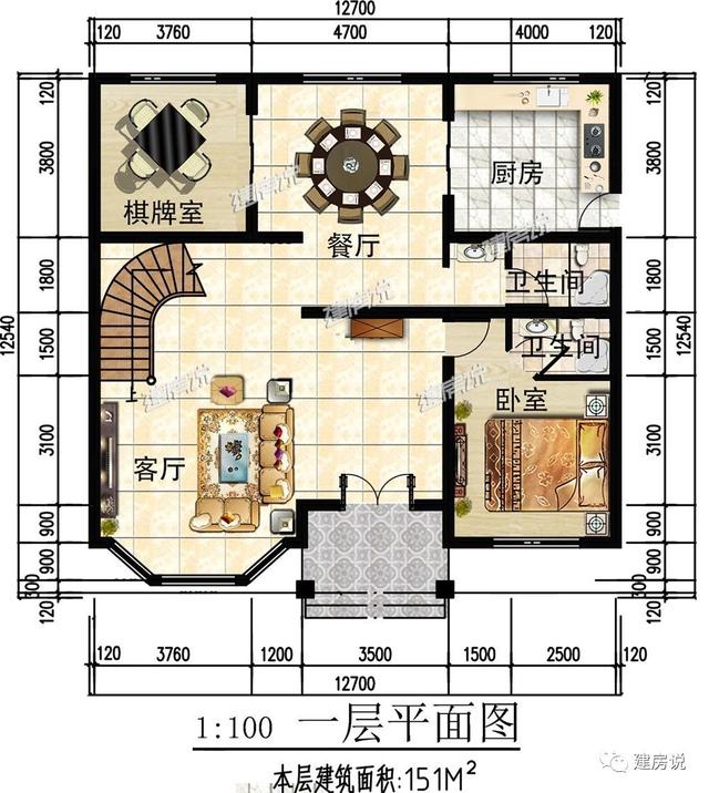 三款二層別墅圖，在老家蓋一棟漂亮的小別墅，讓家里人揚(yáng)眉吐氣，臉上有光