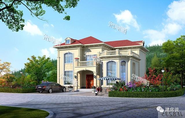 三款二層別墅圖，在老家蓋一棟漂亮的小別墅，讓家里人揚(yáng)眉吐氣，臉上有光