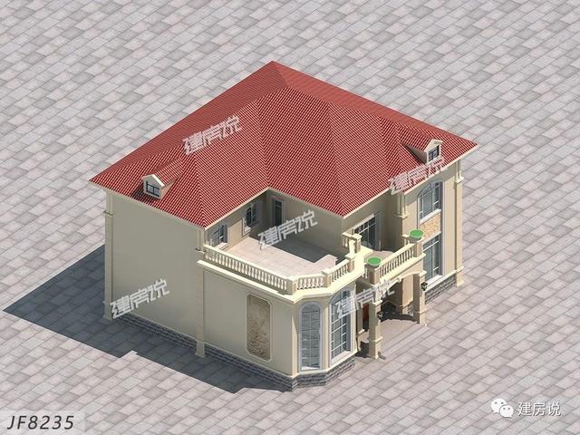 三款二層別墅圖，在老家蓋一棟漂亮的小別墅，讓家里人揚(yáng)眉吐氣，臉上有光