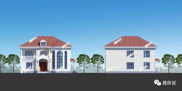 三款二層別墅圖，在老家蓋一棟漂亮的小別墅，讓家里人揚(yáng)眉吐氣，臉上有光