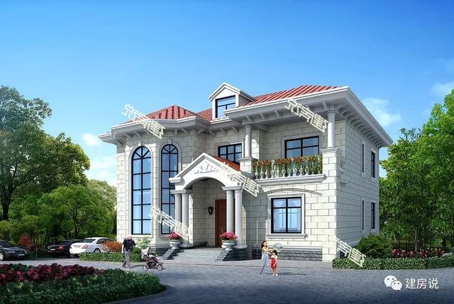 三款二層別墅圖，在老家蓋一棟漂亮的小別墅，讓家里人揚(yáng)眉吐氣，臉上有光