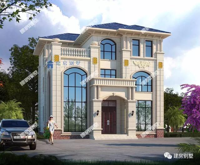 兩棟外觀靚布局好的三層別墅圖，這樣精美的戶型施工隊(duì)建起來(lái)都充滿動(dòng)力