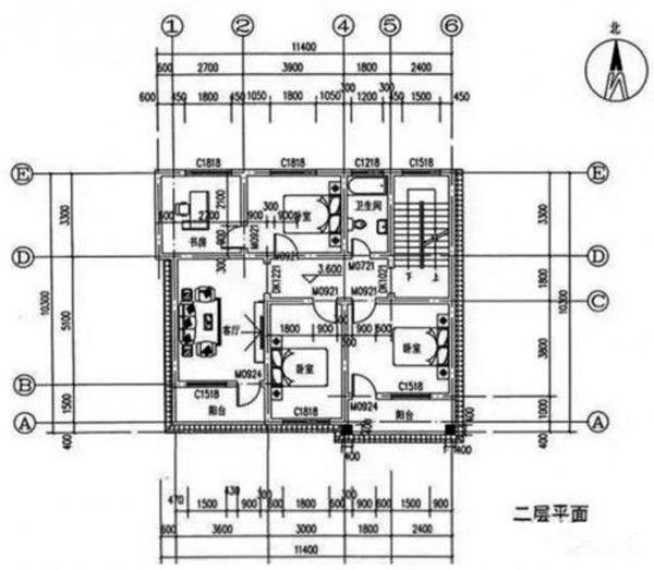 二層農(nóng)村別墅設(shè)計(jì)圖10*11米1廳5臥，主體造價(jià)25萬左右。
