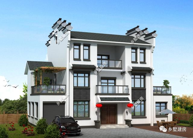 4款中式風(fēng)格的小別墅設(shè)計(jì)圖，很適合我們農(nóng)村自建，大家一起來(lái)看看吧