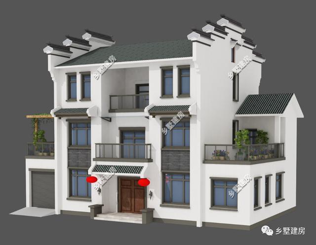 4款中式風(fēng)格的小別墅設(shè)計(jì)圖，很適合我們農(nóng)村自建，大家一起來(lái)看看吧