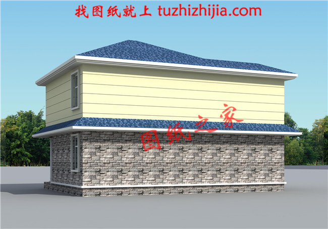 農(nóng)村15萬(wàn)元二層小樓圖，占地100平米左右，簡(jiǎn)單實(shí)用，戶(hù)型合理