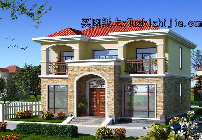 2024最美二層別墅圖片大全，第二款全國(guó)都有建，造價(jià)只需18萬(wàn)！