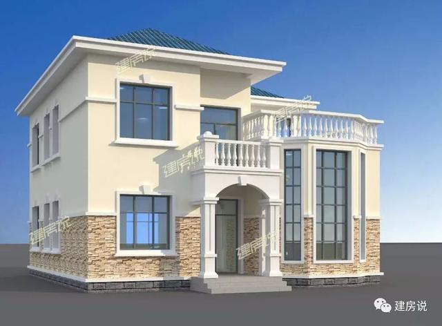 5款二層別墅圖很美很實(shí)惠，看起來(lái)夠洋氣，造價(jià)也不高，建到就是賺到
