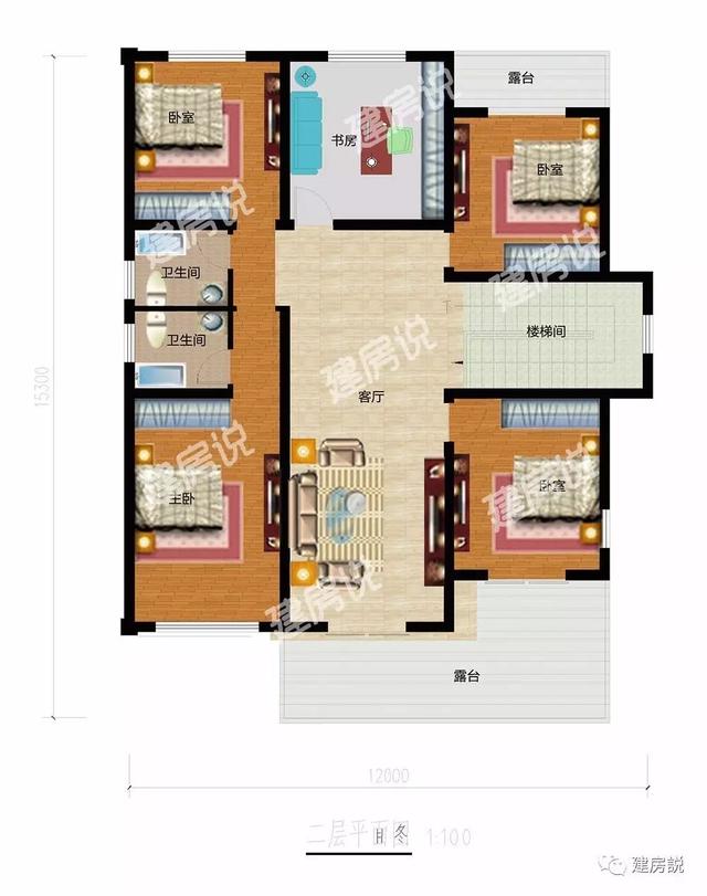 5款二層別墅圖很美很實(shí)惠，看起來(lái)夠洋氣，造價(jià)也不高，建到就是賺到