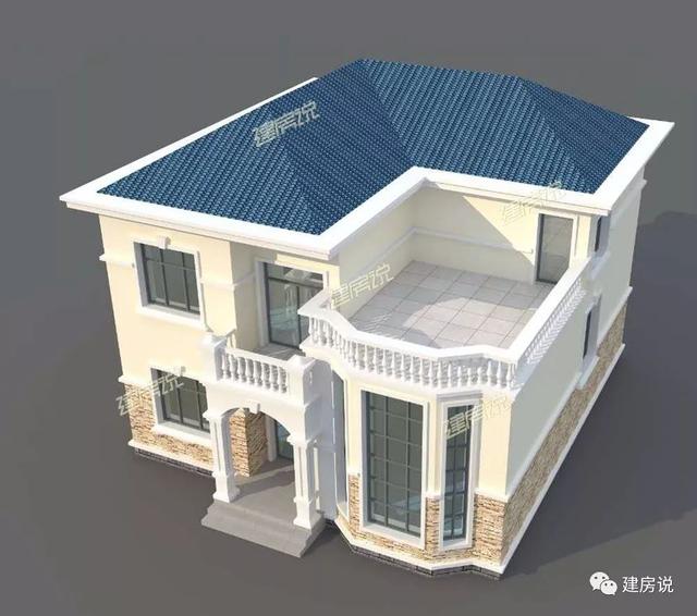 5款二層別墅圖很美很實(shí)惠，看起來(lái)夠洋氣，造價(jià)也不高，建到就是賺到