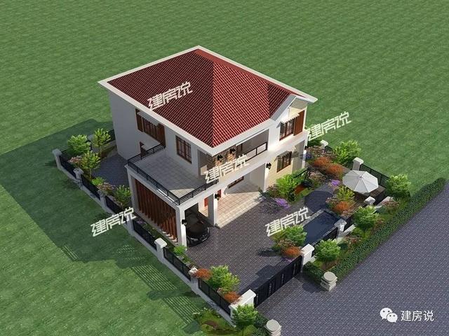 5款二層別墅圖很美很實(shí)惠，看起來(lái)夠洋氣，造價(jià)也不高，建到就是賺到