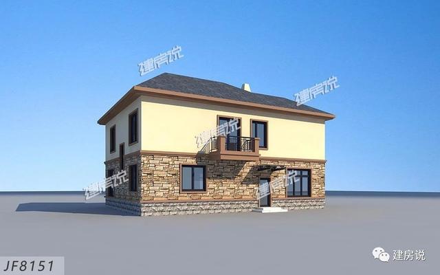 5款二層別墅圖很美很實(shí)惠，看起來(lái)夠洋氣，造價(jià)也不高，建到就是賺到