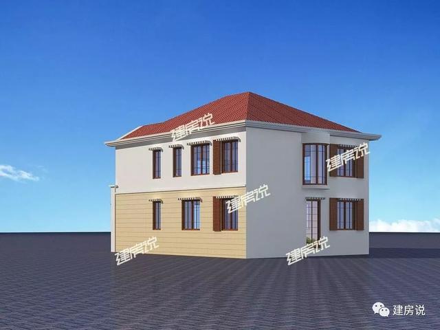 5款二層別墅圖很美很實(shí)惠，看起來(lái)夠洋氣，造價(jià)也不高，建到就是賺到